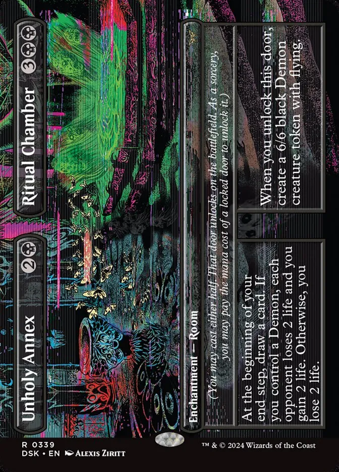 2024 Duskmourn: House of Horror Unholy Annex // Ritual Chamber #339 rare card image