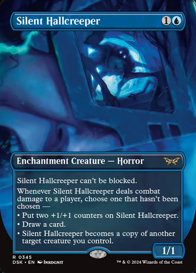 2024 Duskmourn: House of Horror Silent Hallcreeper #345 rare card image