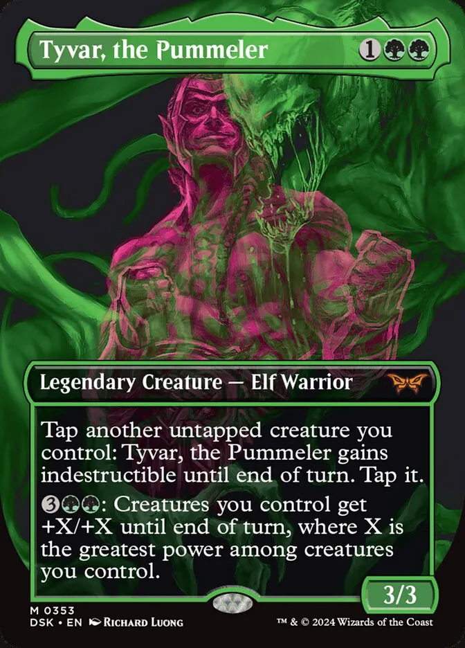 2024 Duskmourn: House of Horror Tyvar, the Pummeler #353 mythic card image