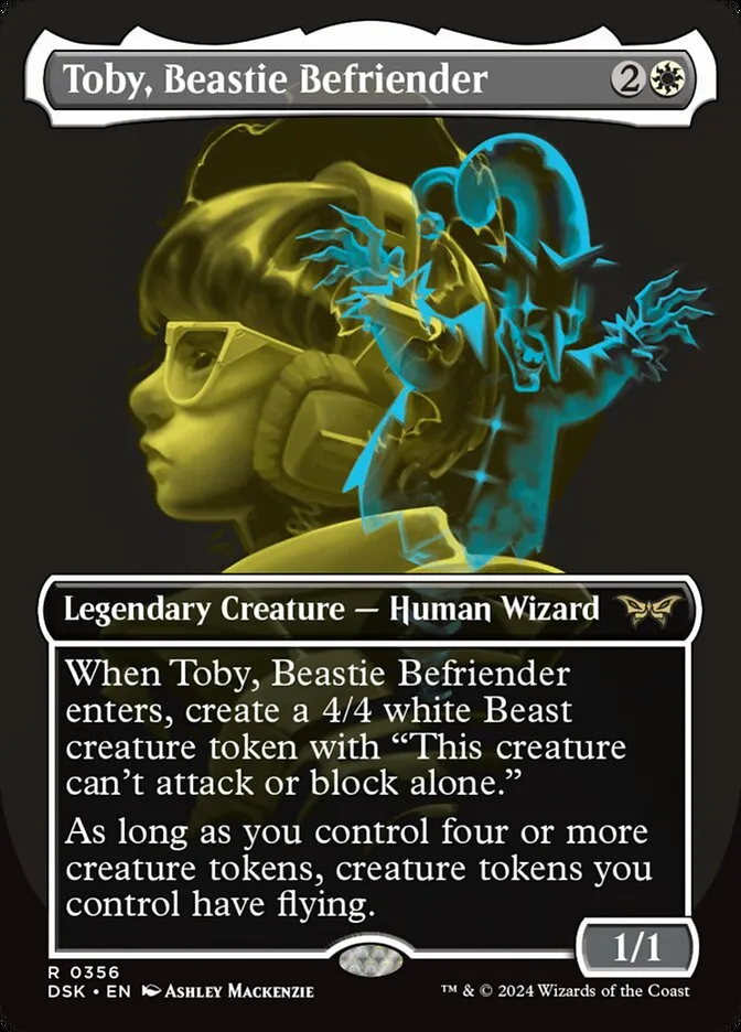 2024 Duskmourn: House of Horror Toby, Beastie Befriender #356 rare card image