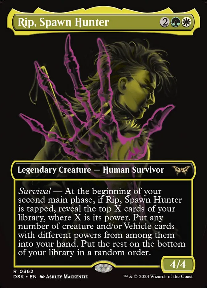 2024 Duskmourn: House of Horror Rip, Spawn Hunter #362 rare card image