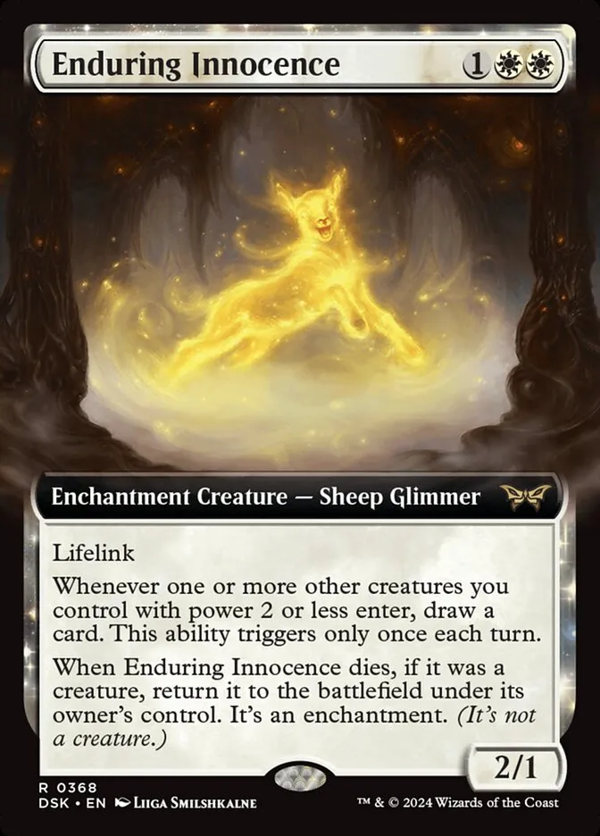 2024 Duskmourn: House of Horror Enduring Innocence #368 rare card image
