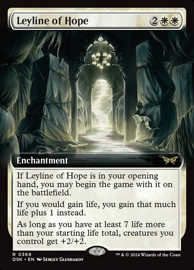 2024 Duskmourn: House of Horror Leyline of Hope #369 rare card image