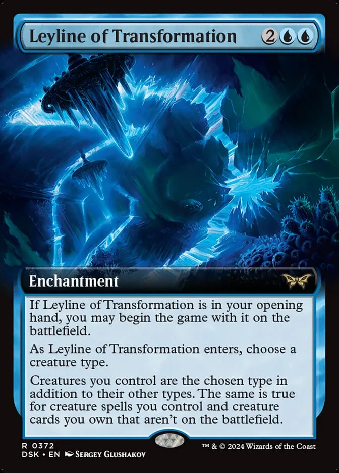 2024 Duskmourn: House of Horror Leyline of Transformation #372 rare card image