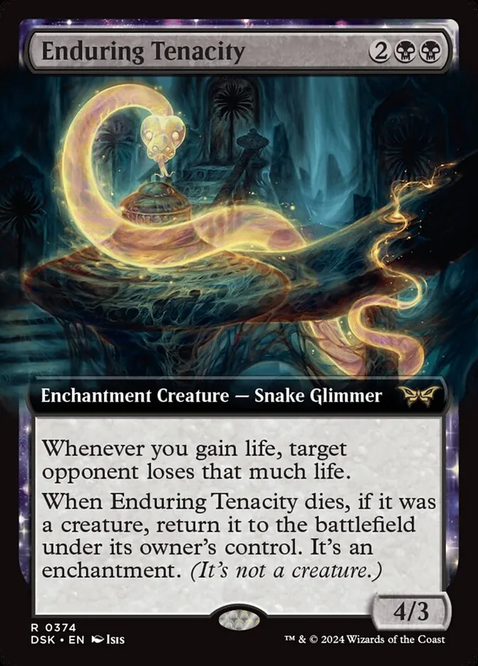2024 Duskmourn: House of Horror Enduring Tenacity #374 rare card image