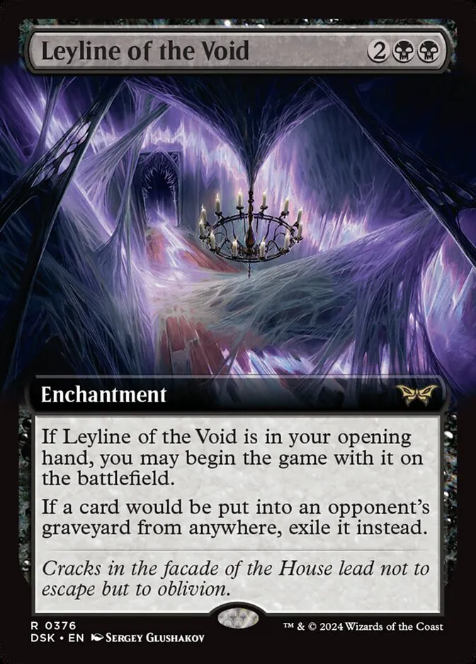 2024 Duskmourn: House of Horror Leyline of the Void #376 rare card image