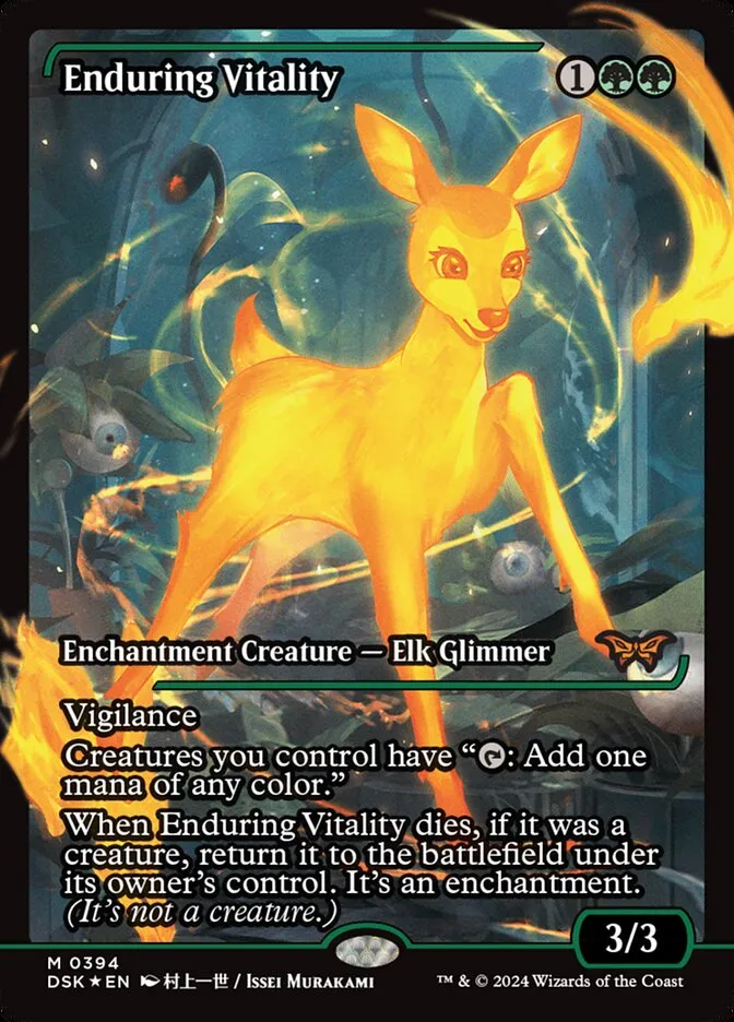 2024 Duskmourn: House of Horror Enduring Vitality #394 mythic card image