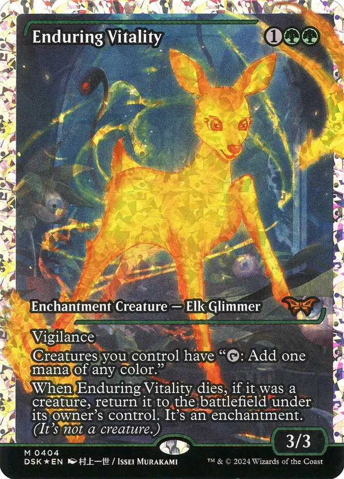 2024 Duskmourn: House of Horror Enduring Vitality #404 mythic card image