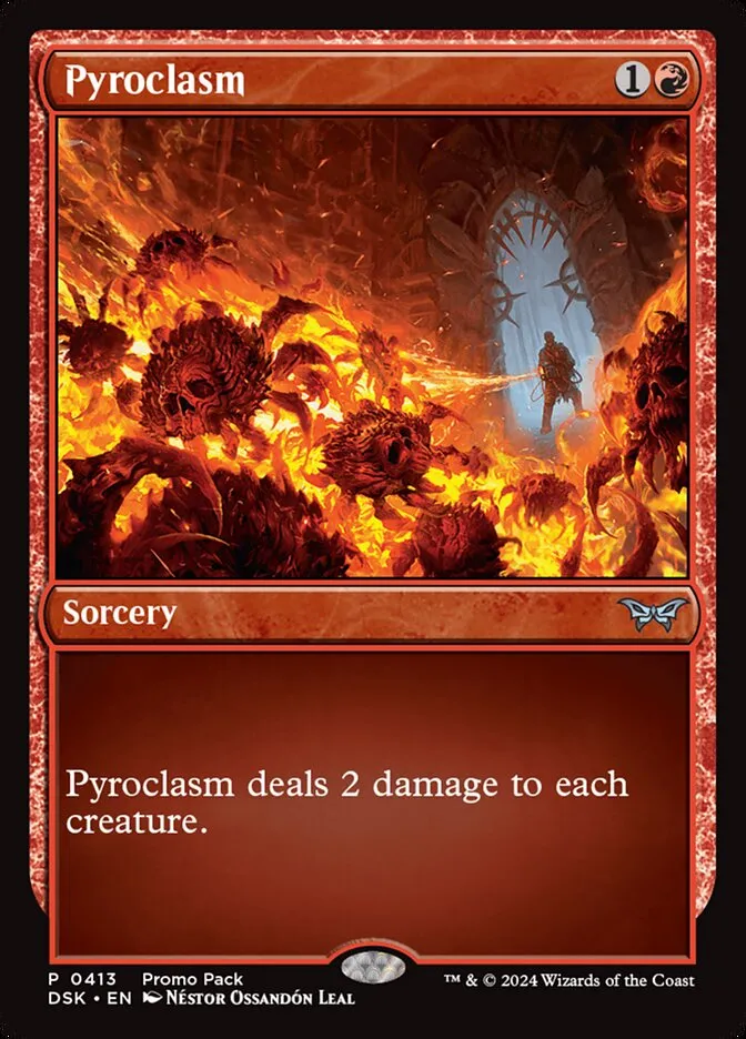 2024 Duskmourn: House of Horror Pyroclasm #413 uncommon card image