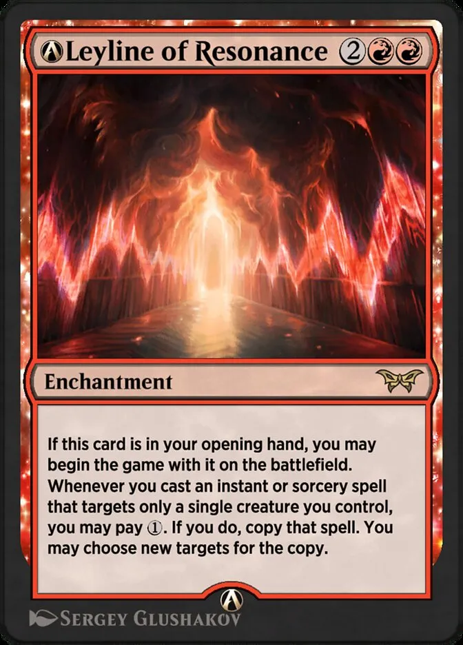 2024 Duskmourn: House of Horror A-Leyline of Resonance #A-143 rare card image