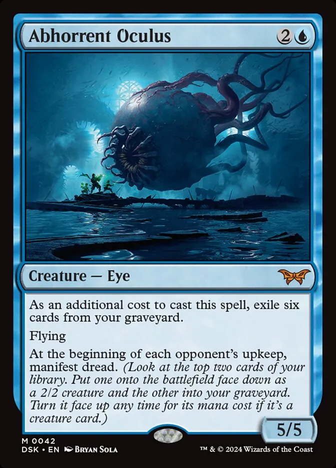 2024 Duskmourn: House of Horror Abhorrent Oculus #42 mythic card image
