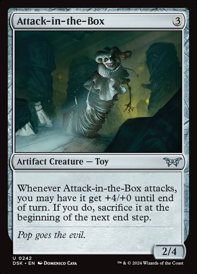 2024 Duskmourn: House of Horror Attack-in-the-Box #242 uncommon card image