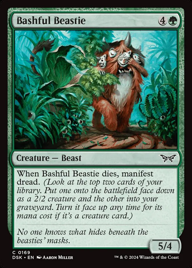2024 Duskmourn: House of Horror Bashful Beastie #169 common card image