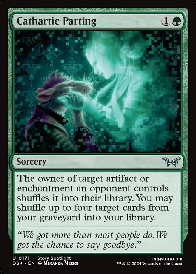 2024 Duskmourn: House of Horror Cathartic Parting #171 uncommon card image