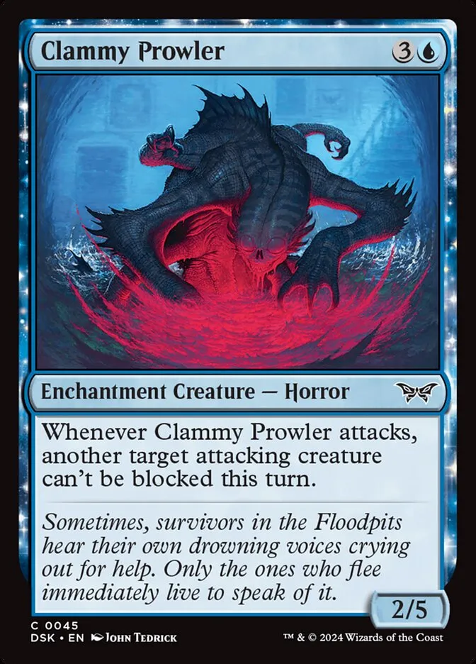 2024 Duskmourn: House of Horror Clammy Prowler #45 common card image