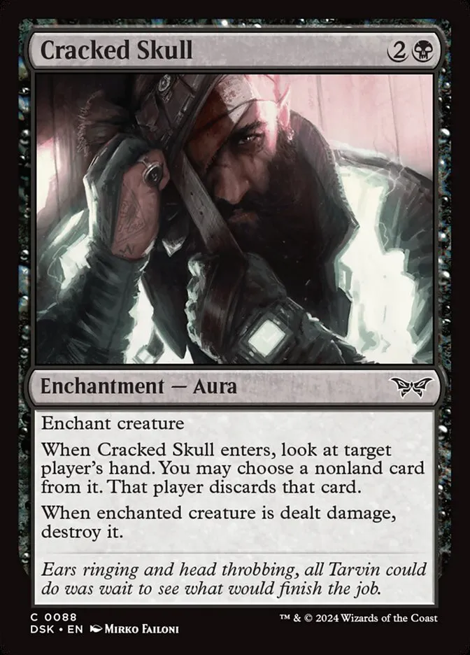 2024 Duskmourn: House of Horror Cracked Skull #88 common card image