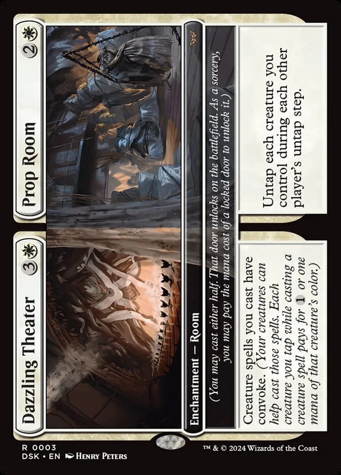 2024 Duskmourn: House of Horror Dazzling Theater // Prop Room #3 rare card image