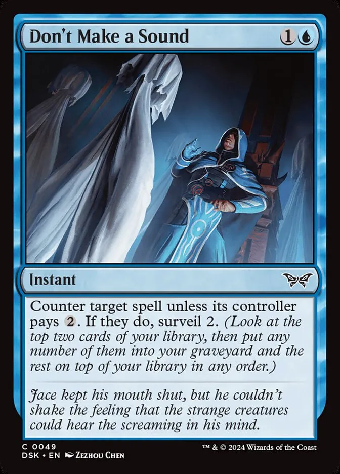 2024 Duskmourn: House of Horror Don't Make a Sound #49 common card image