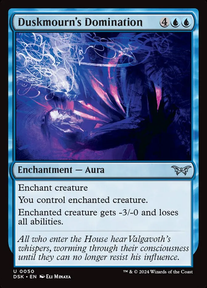 2024 Duskmourn: House of Horror Duskmourn's Domination #50 uncommon card image
