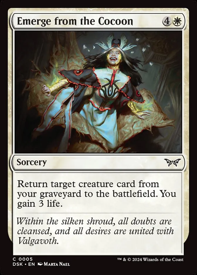 2024 Duskmourn: House of Horror Emerge from the Cocoon #5 common card image