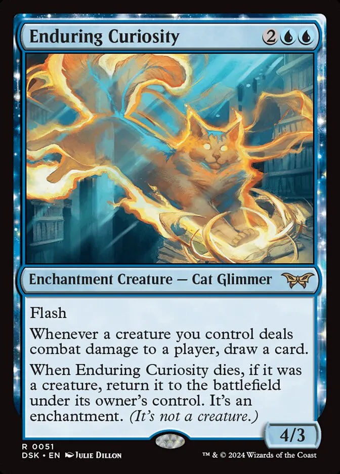 2024 Duskmourn: House of Horror Enduring Curiosity #51 rare card image