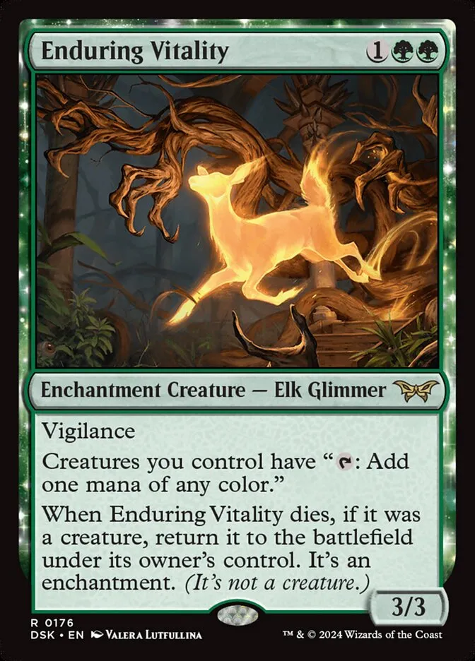 2024 Duskmourn: House of Horror Enduring Vitality #176 rare card image