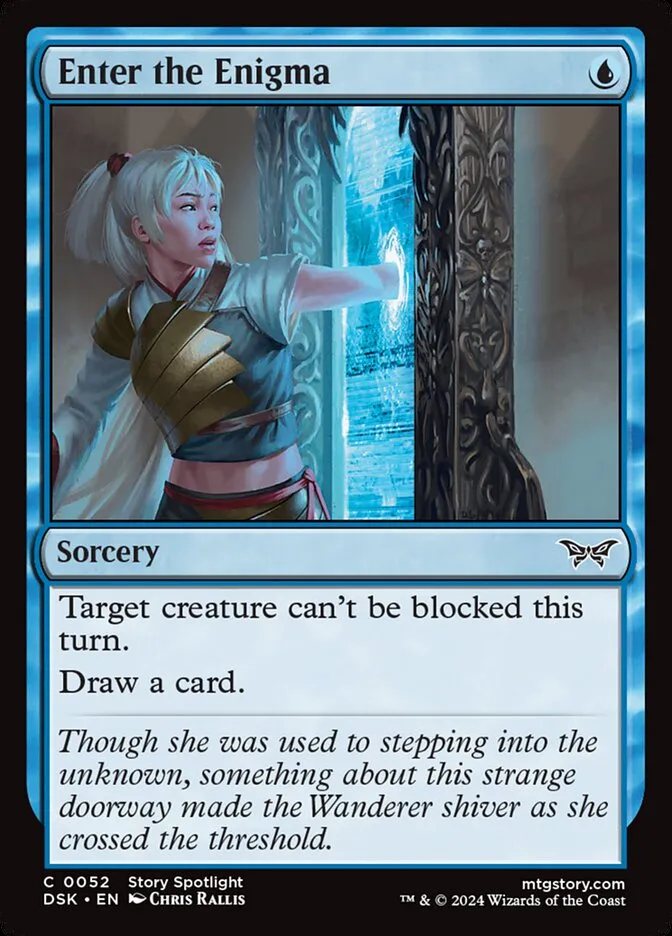 2024 Duskmourn: House of Horror Enter the Enigma #52 common card image