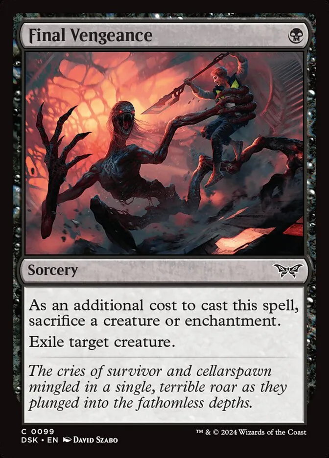 2024 Duskmourn: House of Horror Final Vengeance #99 common card image