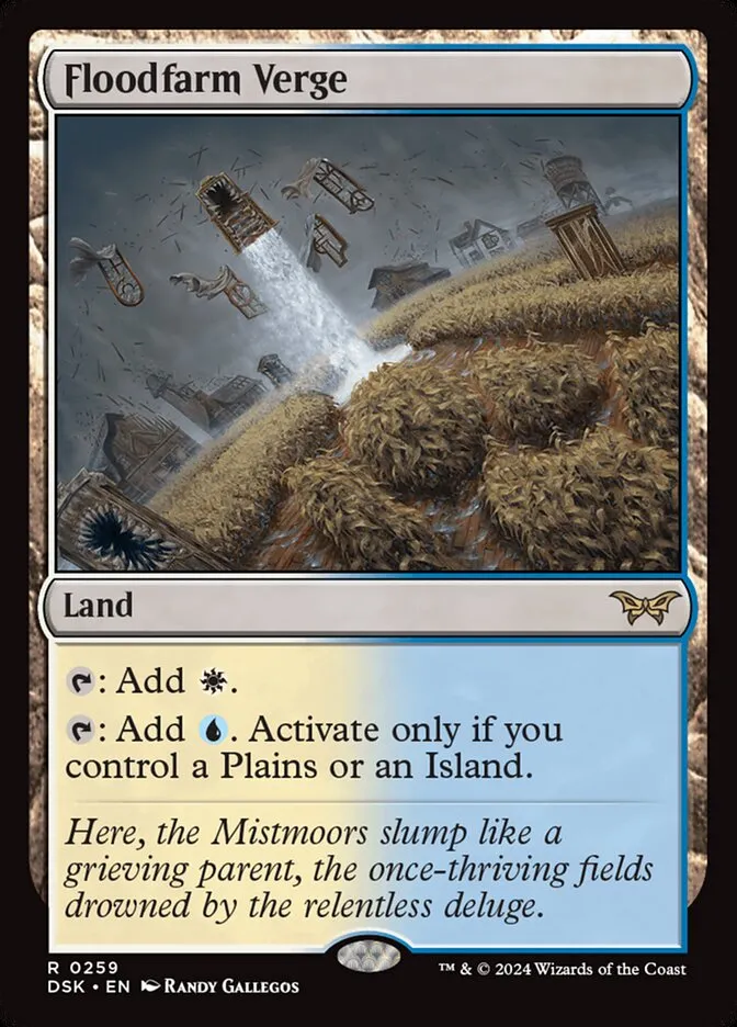 2024 Duskmourn: House of Horror Floodfarm Verge #259 rare card image