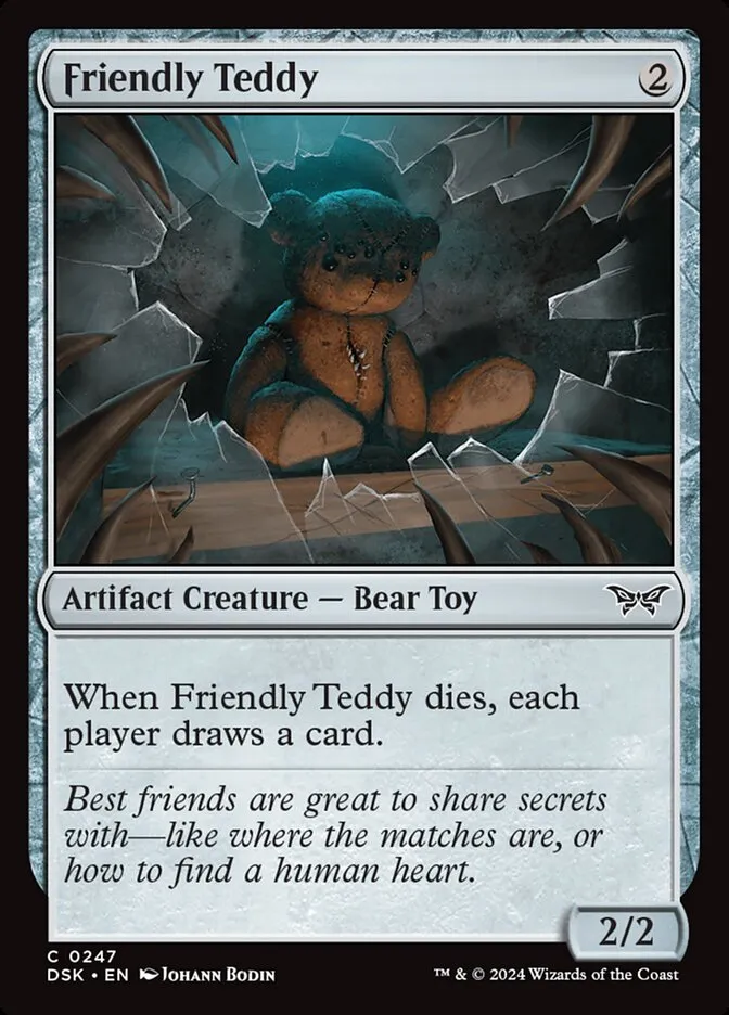 2024 Duskmourn: House of Horror Friendly Teddy #247 common card image