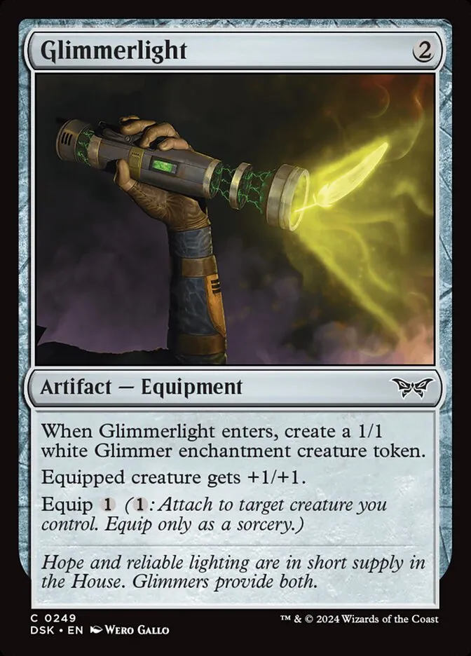 2024 Duskmourn: House of Horror Glimmerlight #249 common card image