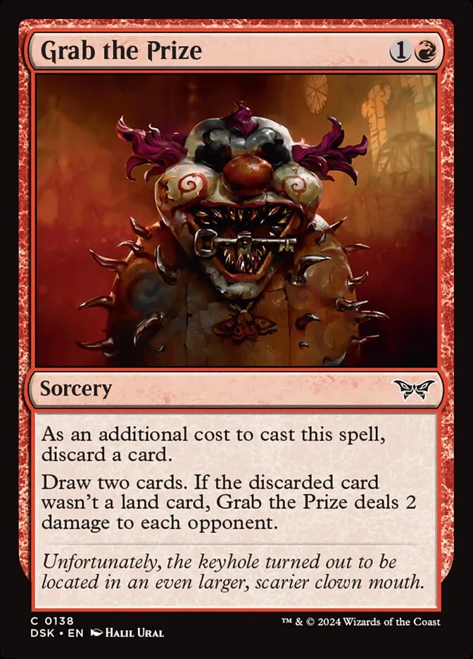 2024 Duskmourn: House of Horror Grab the Prize #138 common card image