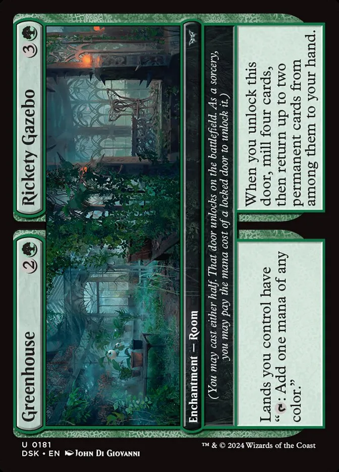2024 Duskmourn: House of Horror Greenhouse // Rickety Gazebo #181 uncommon card image