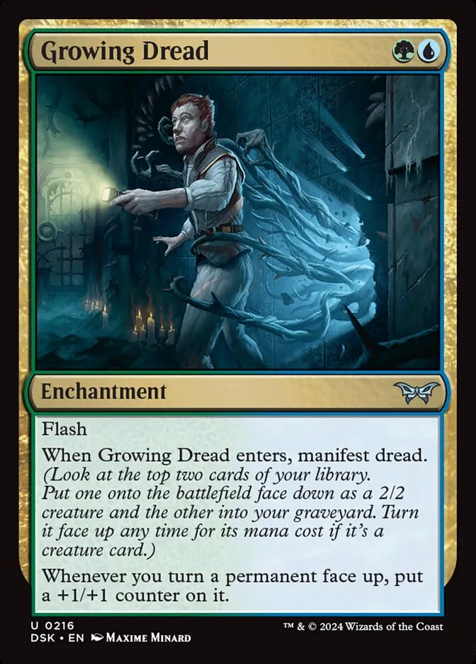 2024 Duskmourn: House of Horror Growing Dread #216 uncommon card image