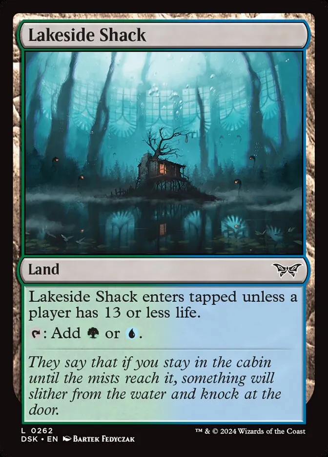 2024 Duskmourn: House of Horror Lakeside Shack #262 common card image