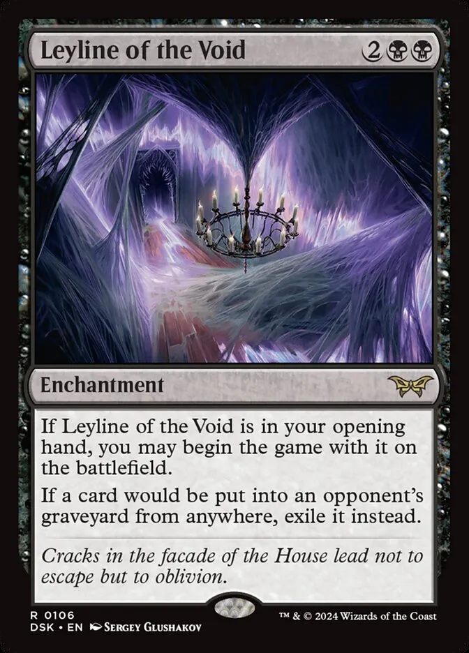 2024 Duskmourn: House of Horror Leyline of the Void #106 rare card image