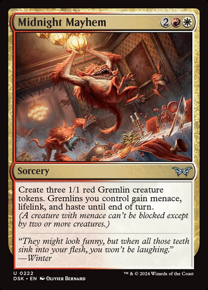 2024 Duskmourn: House of Horror Midnight Mayhem #222 uncommon card image
