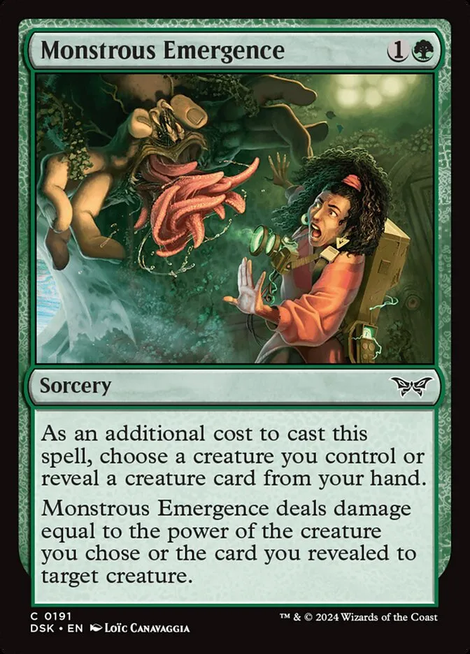 2024 Duskmourn: House of Horror Monstrous Emergence #191 common card image