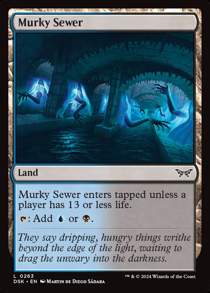 2024 Duskmourn: House of Horror Murky Sewer #263 common card image