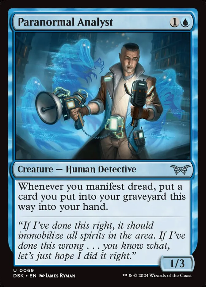 2024 Duskmourn: House of Horror Paranormal Analyst #69 uncommon card image