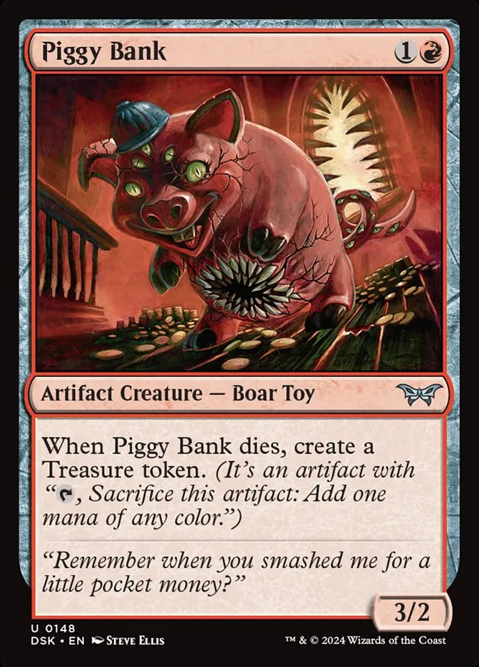 2024 Duskmourn: House of Horror Piggy Bank #148 uncommon card image