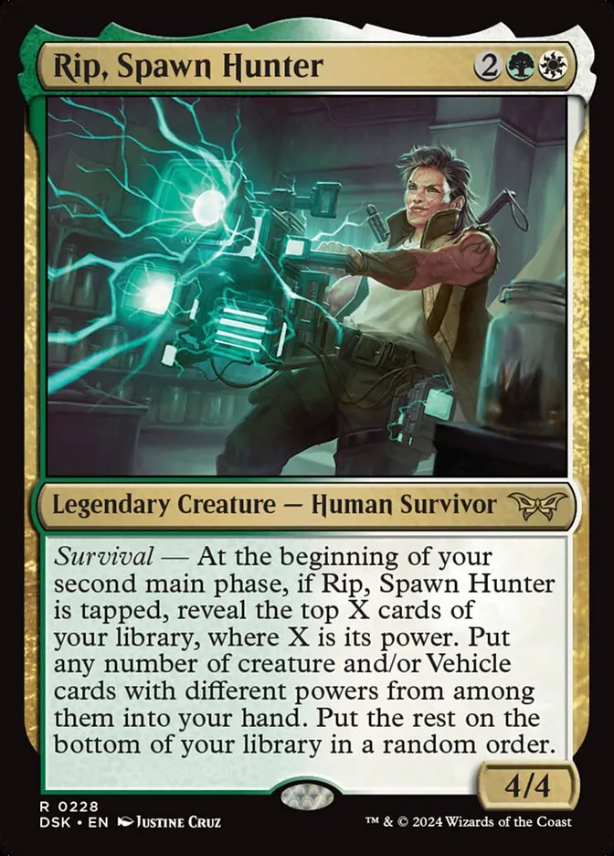 2024 Duskmourn: House of Horror Rip, Spawn Hunter #228 rare card image