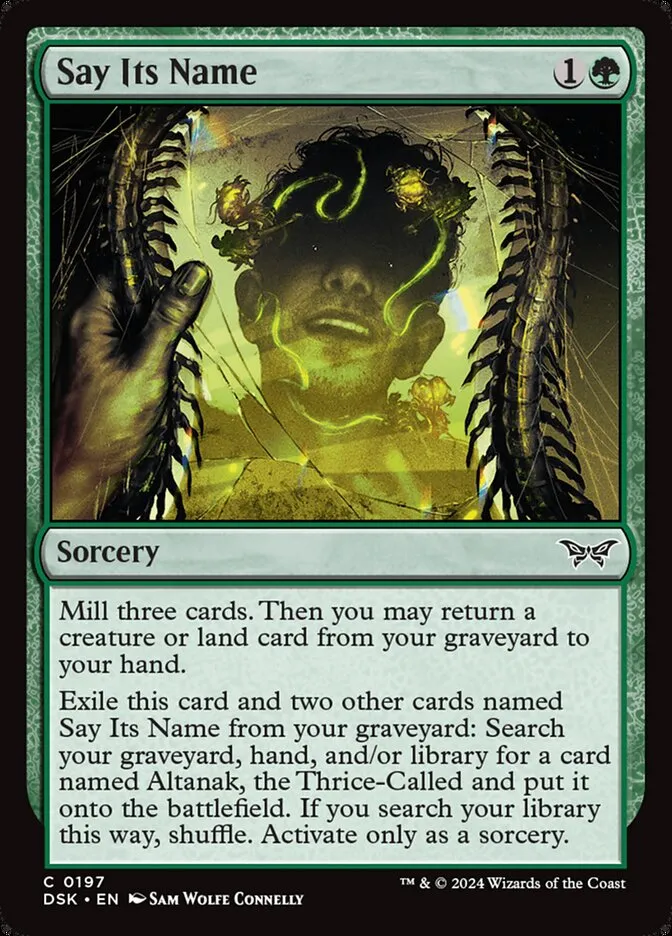 2024 Duskmourn: House of Horror Say Its Name #197 common card image