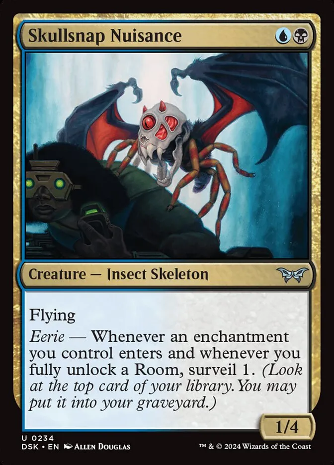 2024 Duskmourn: House of Horror Skullsnap Nuisance #234 uncommon card image