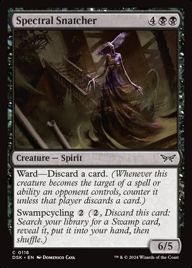 2024 Duskmourn: House of Horror Spectral Snatcher #116 common card image