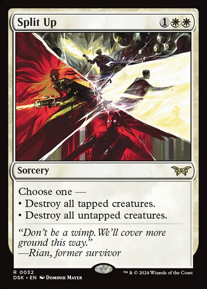 2024 Duskmourn: House of Horror Split Up #32 rare card image