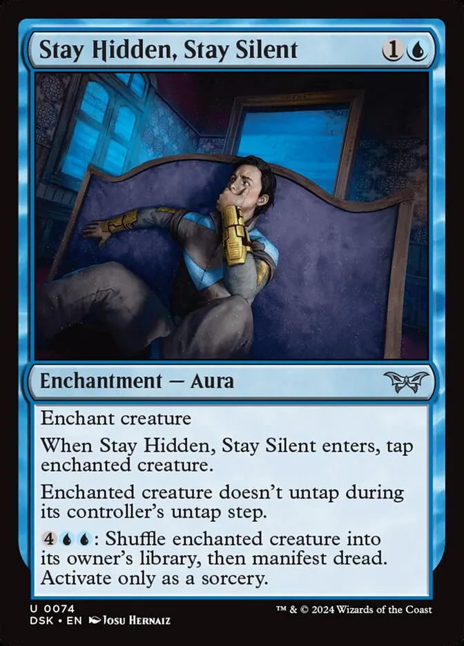 2024 Duskmourn: House of Horror Stay Hidden, Stay Silent #74 uncommon card image