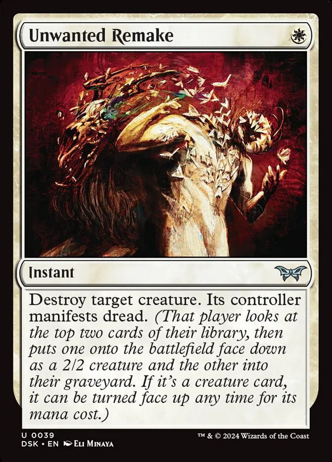2024 Duskmourn: House of Horror Unwanted Remake #39 uncommon card image