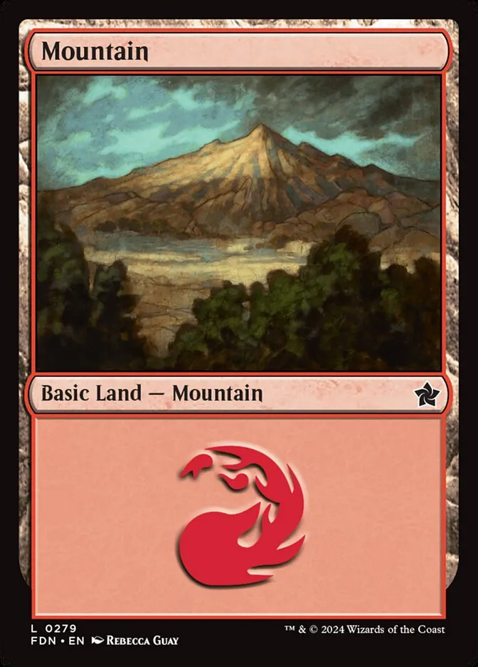 2024 Foundations Mountain common #279 common card image