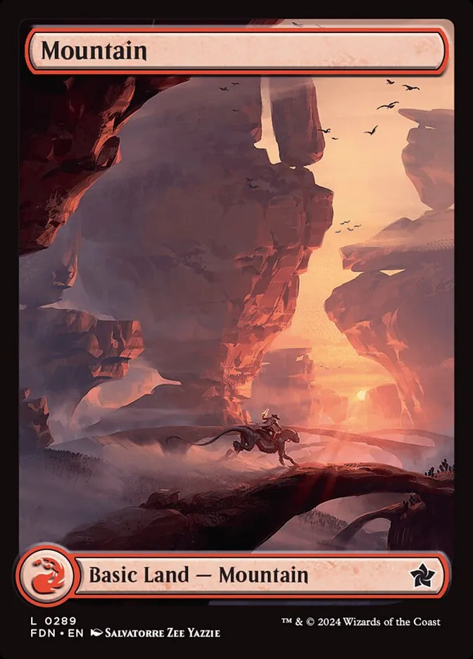 2024 Foundations Mountain common #289 common card image